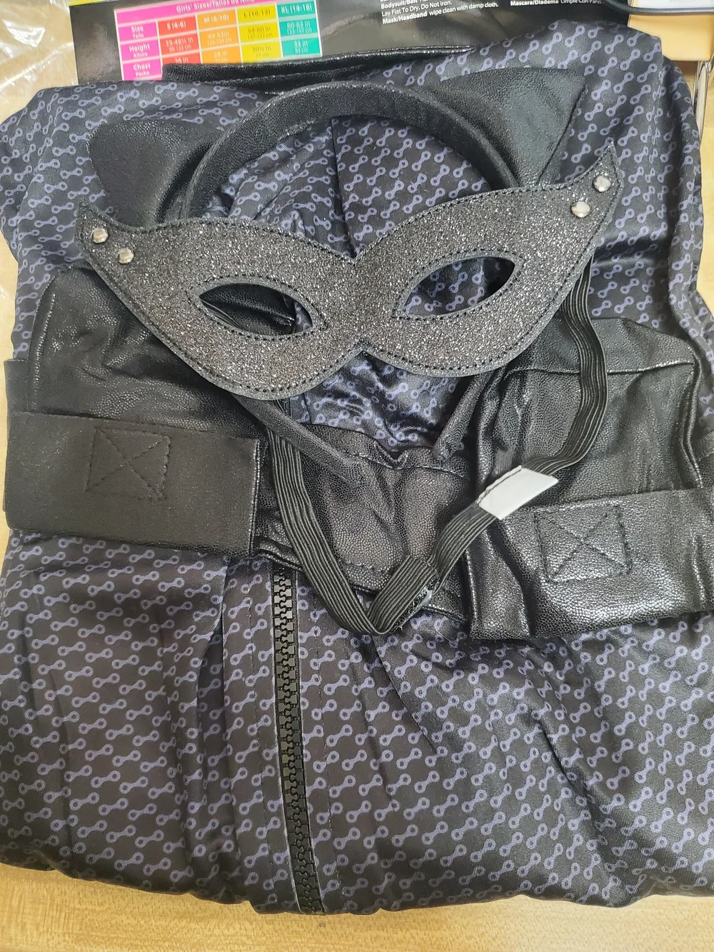 DC Catwoman Kids Costume - Black with Purple Accents
